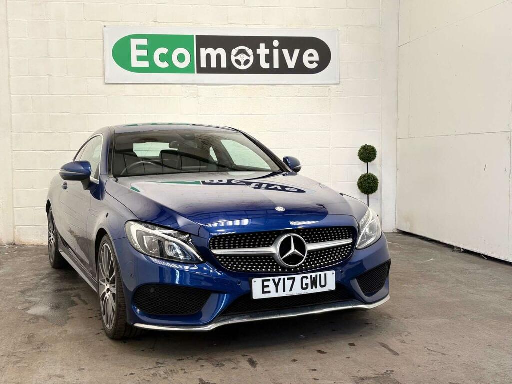 Mercedes-Benz C Class 2.1 C220d Amg Line G-tronic Euro 6 Ss EY17GWU Blue #4