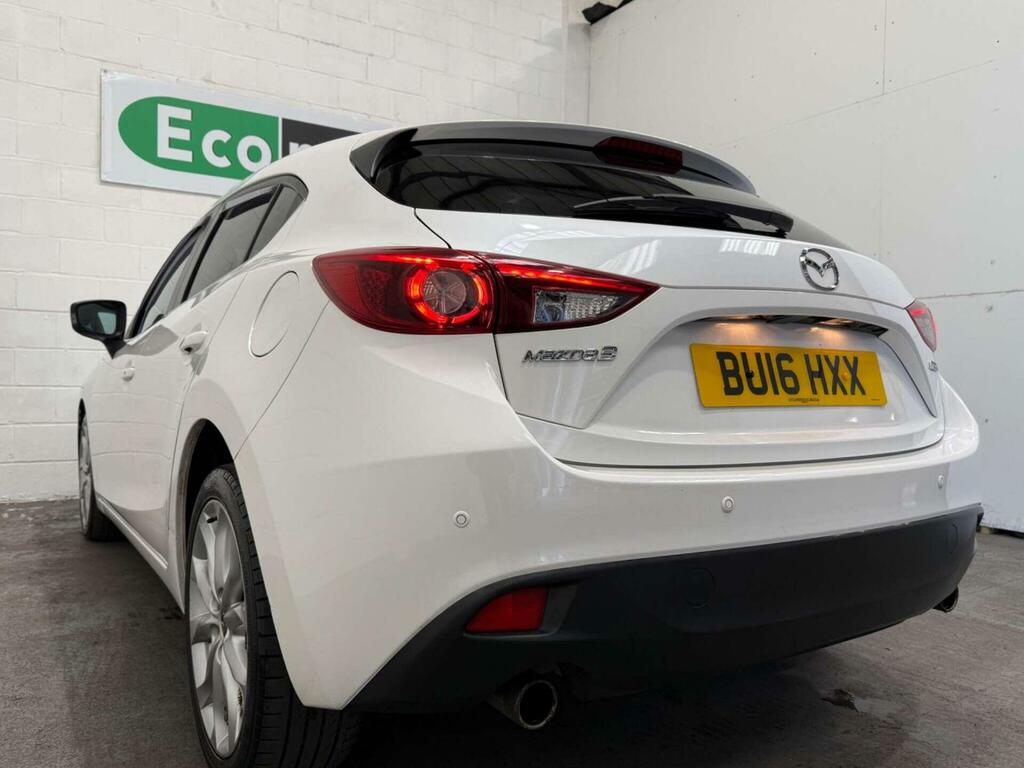Mazda 3 2.0 Skyactiv-g Sport Nav Euro 6 Ss BU16HXX White #4