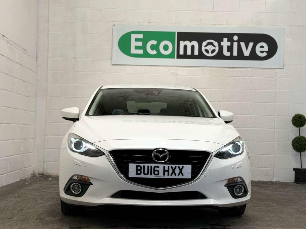 Mazda 3 2.0 Skyactiv-g Sport Nav Euro 6 Ss BU16HXX White #2
