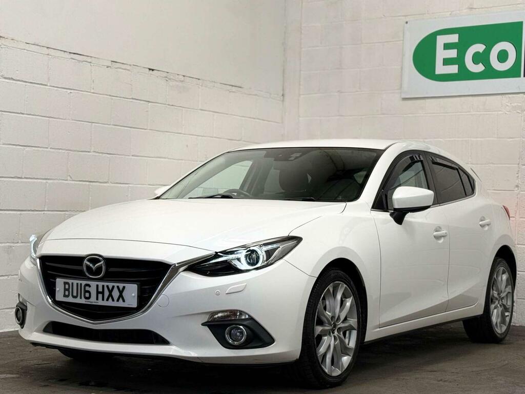 Mazda 3 2.0 Skyactiv-g Sport Nav Euro 6 Ss BU16HXX White #3