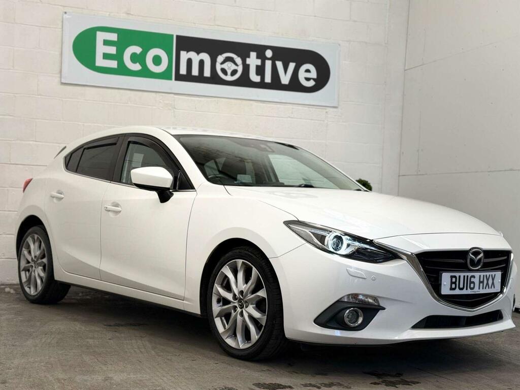Mazda 3 2.0 Skyactiv-g Sport Nav Euro 6 Ss BU16HXX White #5