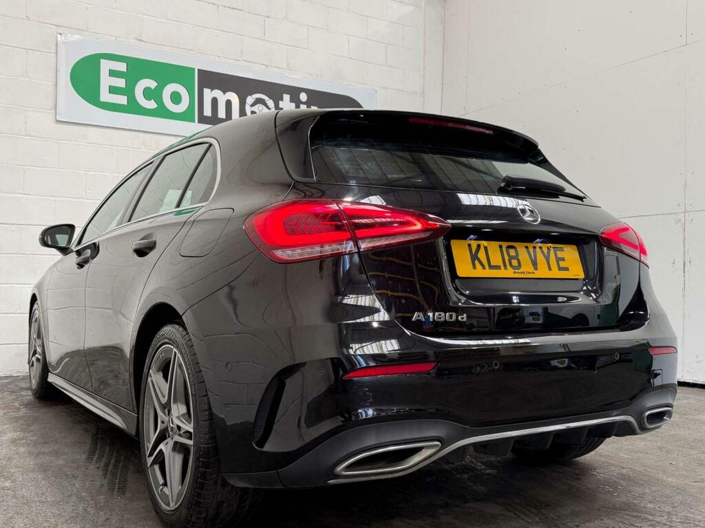 Mercedes-Benz A Class 1.5 A180d Amg Line Executive 7G-dct Euro 6 Ss KL18VYE Black #5