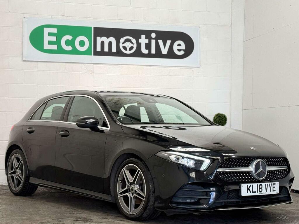 Mercedes-Benz A Class 1.5 A180d Amg Line Executive 7G-dct Euro 6 Ss KL18VYE Black #3