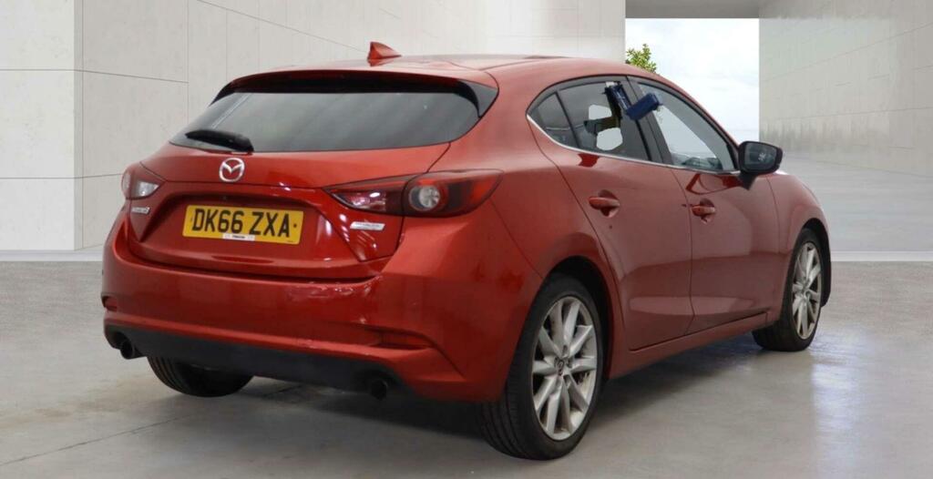 Mazda 3 2.0 Skyactiv-g Sport Nav Euro 5 Ss DK66ZXA Red #3