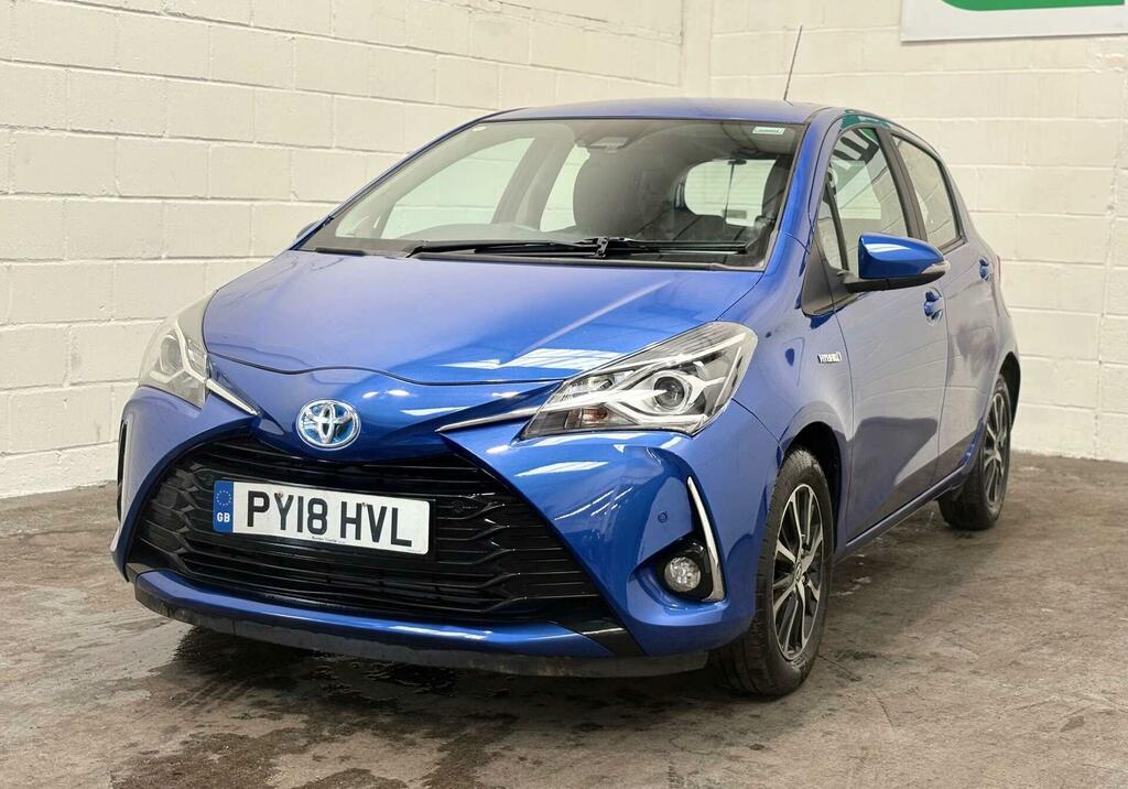 Toyota Yaris 1.5 Vvt-h Icon Tech E-cvt Euro 6 Ss PY18HVL Blue #5