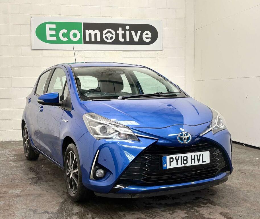 Toyota Yaris 1.5 Vvt-h Icon Tech E-cvt Euro 6 Ss PY18HVL Blue #4