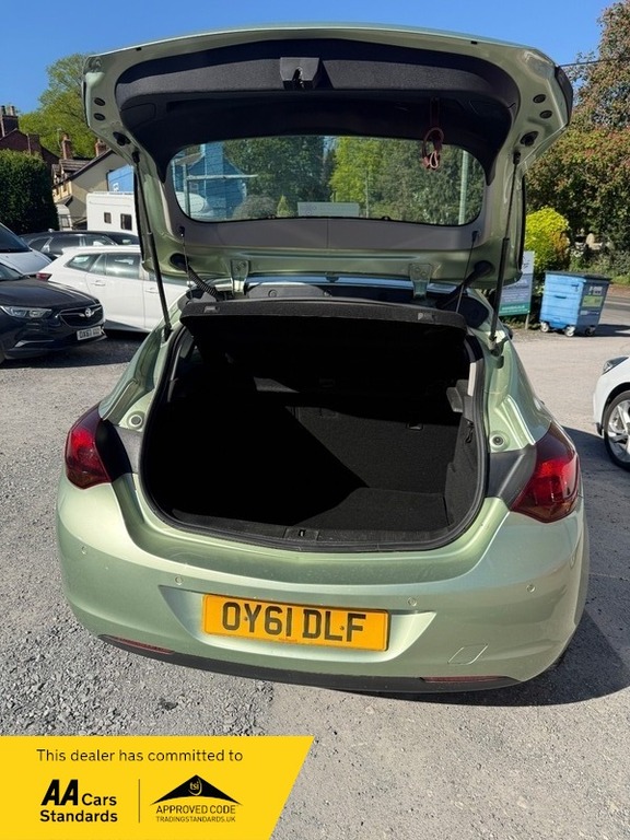 Vauxhall Astra Se 1 Previous OY61DLF Green #4