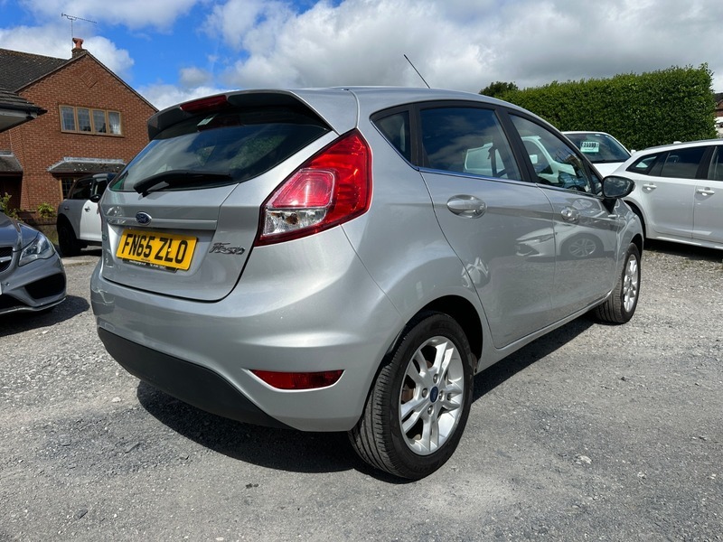 Ford Fiesta Zetec Tdci-great Car-20 Road FN65ZLO Silver #4