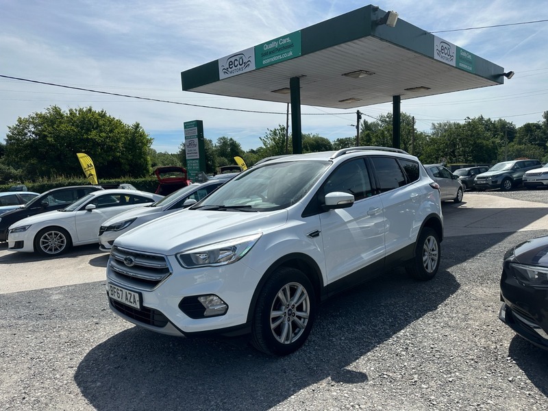 Ford Kuga Zetec Tdci Bluetooth Alloys BF67AZA White #3