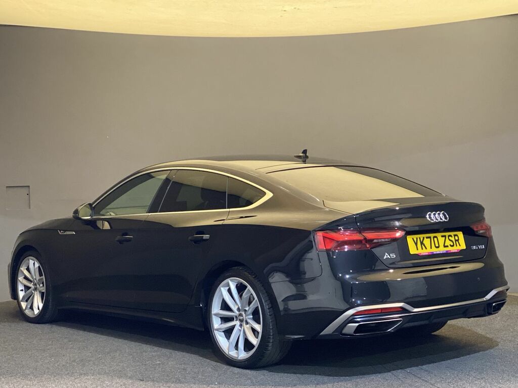 Audi A5 2.0 Tdi 35 163 Bhp S Line Sportback S Tronic Nq YK70ZSR Black #2