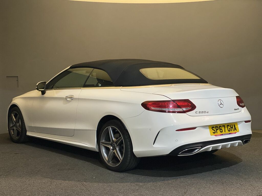 Mercedes-Benz C Class C 220 D 4Matic Amg Line SP67GHA White #2