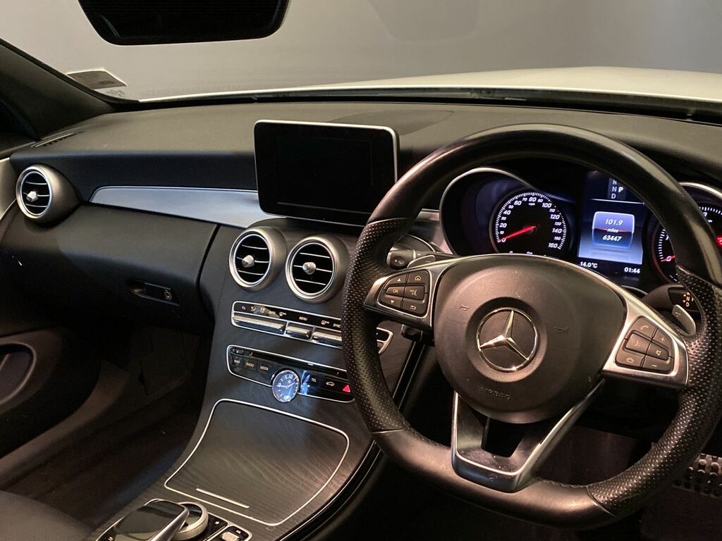 Mercedes-Benz C Class C 220 D 4Matic Amg Line SP67GHA White #4