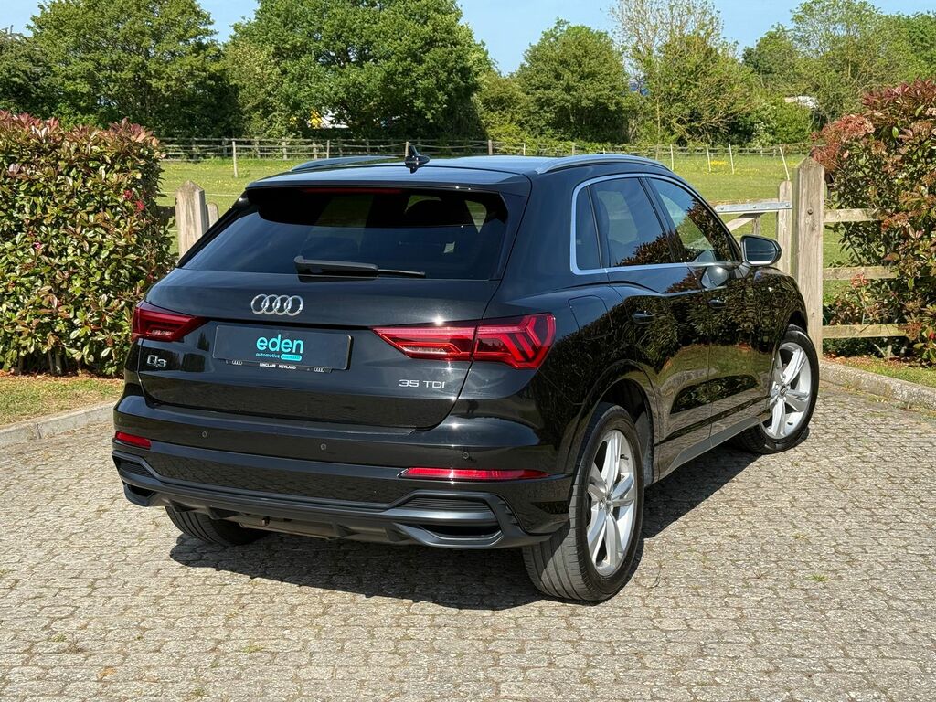 Audi Q3 2.0 Tdi 35 S Line Suv S Tronic Euro 6 CV69XPE Black #5