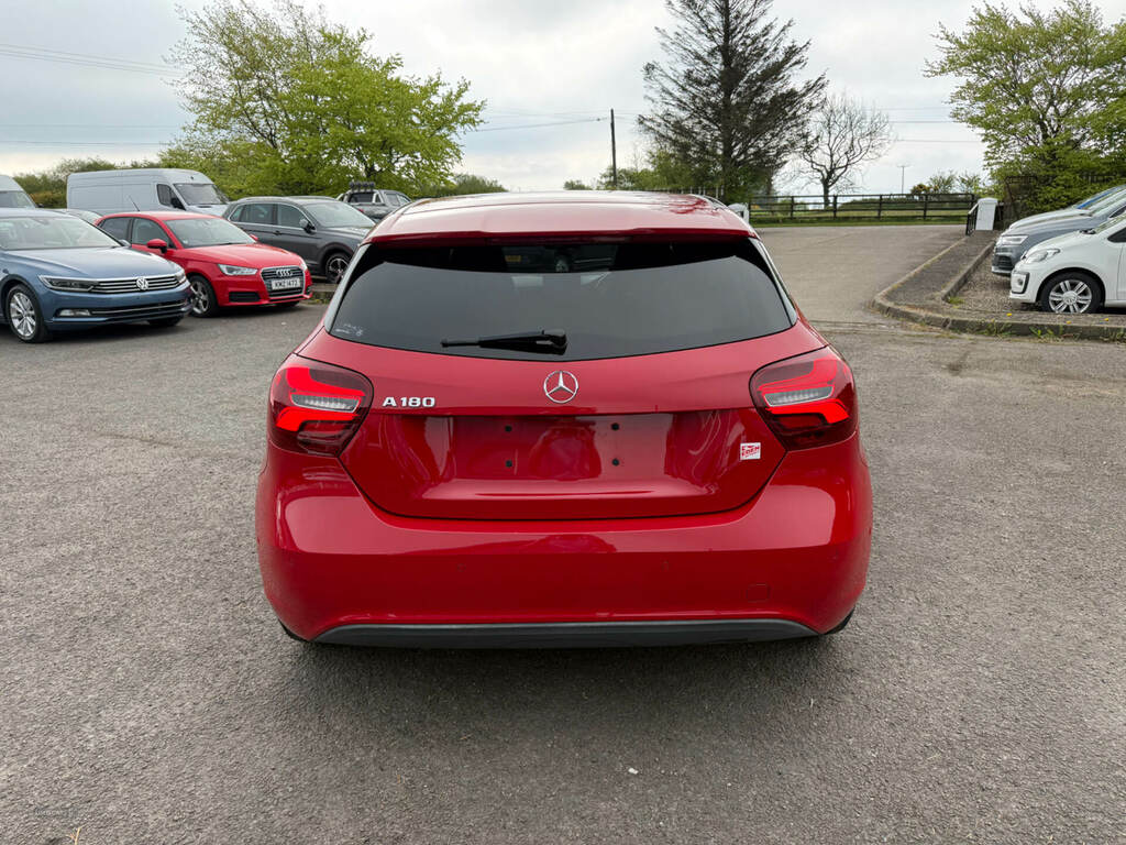Mercedes-Benz A Class A180 Sport Red #4