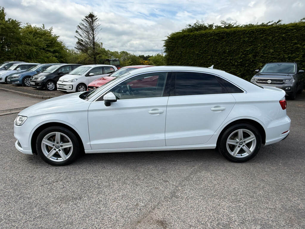 Audi A3 1.4 Tfsi Sport S-tronic Saloon White #2
