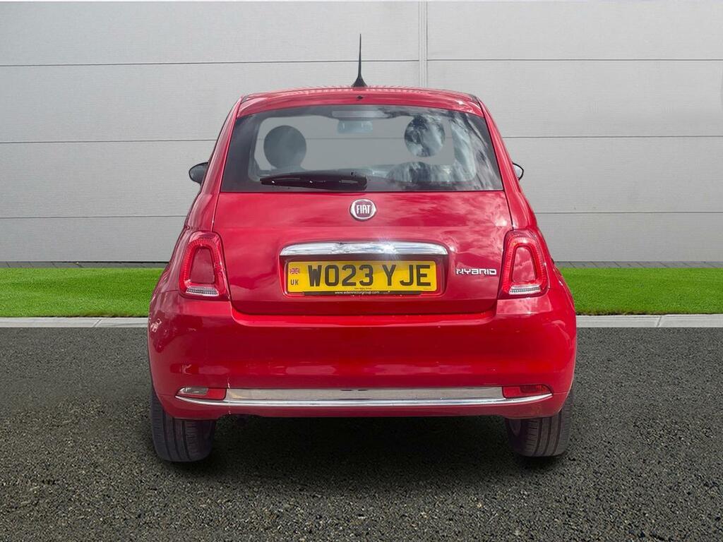 Fiat 500 Hatchback WO23YJE Red #6