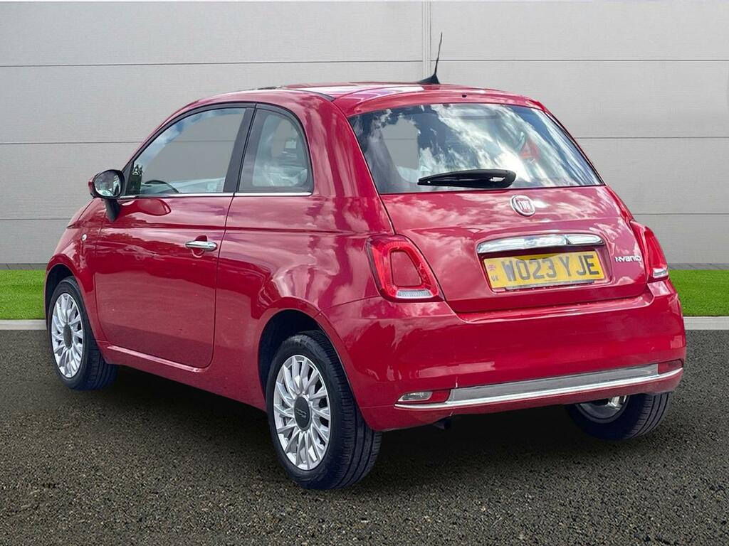 Fiat 500 Hatchback WO23YJE Red #5