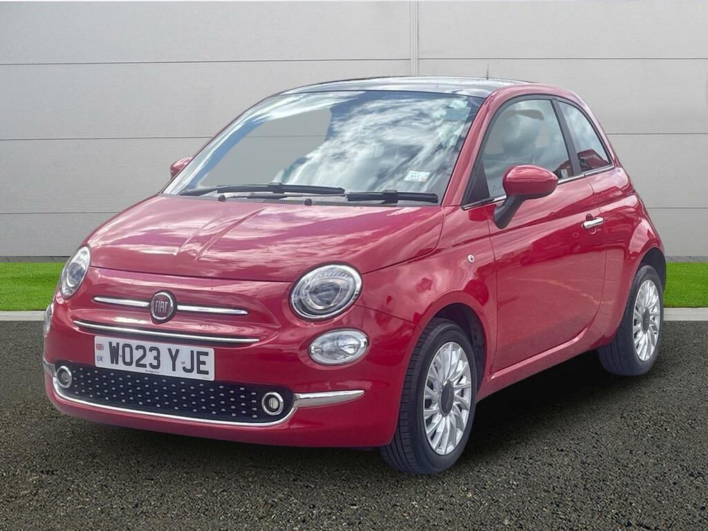 Fiat 500 Hatchback WO23YJE Red #3