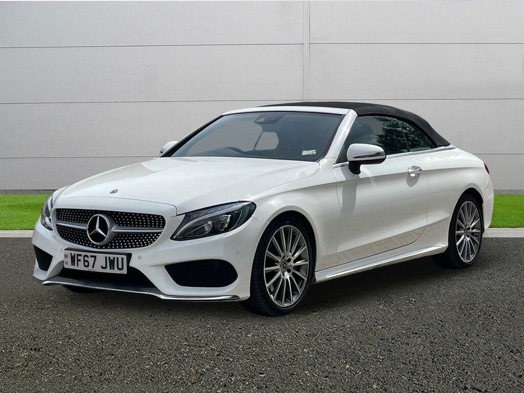 Mercedes-Benz C Class Amg Line WF67JWU White #3