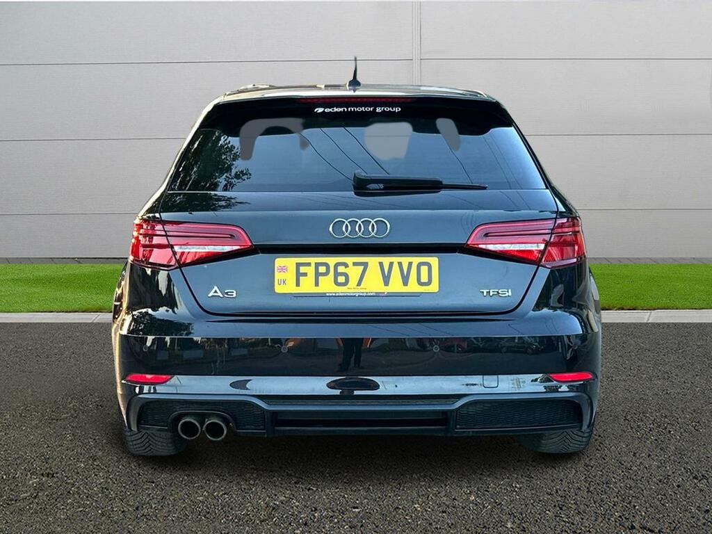 Audi A3 Black Edition FP67VVO Black #6