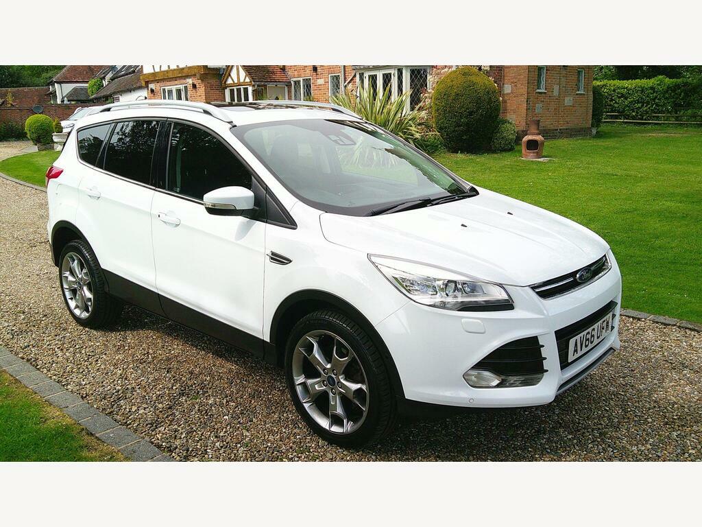 Ford Kuga 2.0 Tdci Titanium X Powershift Awd Euro 6 S S AV66UFW White #2