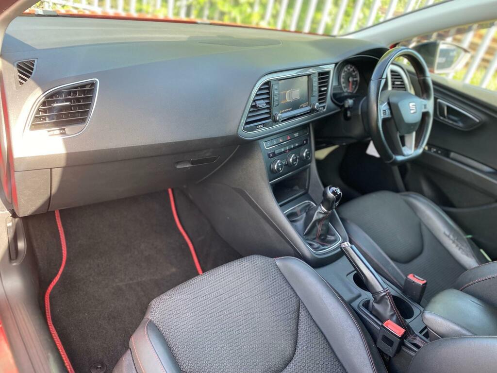 Seat Leon 1.4 Tsi Fr Black Technology Fsh Ulez T.belt Done YB65OAS Red #5