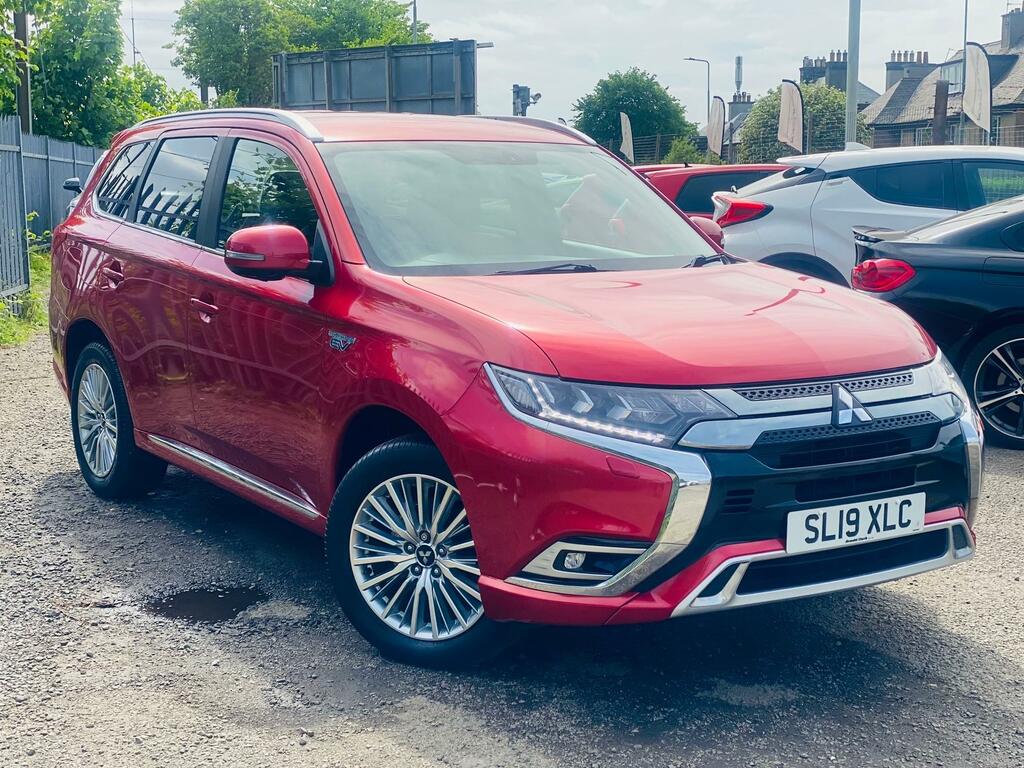 Mitsubishi Outlander 2.4H Twinmotor 13.8Kwh 4H Fsh Ulez Free Red