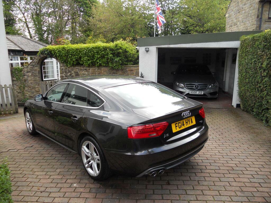 Audi A5 2.0 Tdi S Line Sportback FG14HYA Grey #4