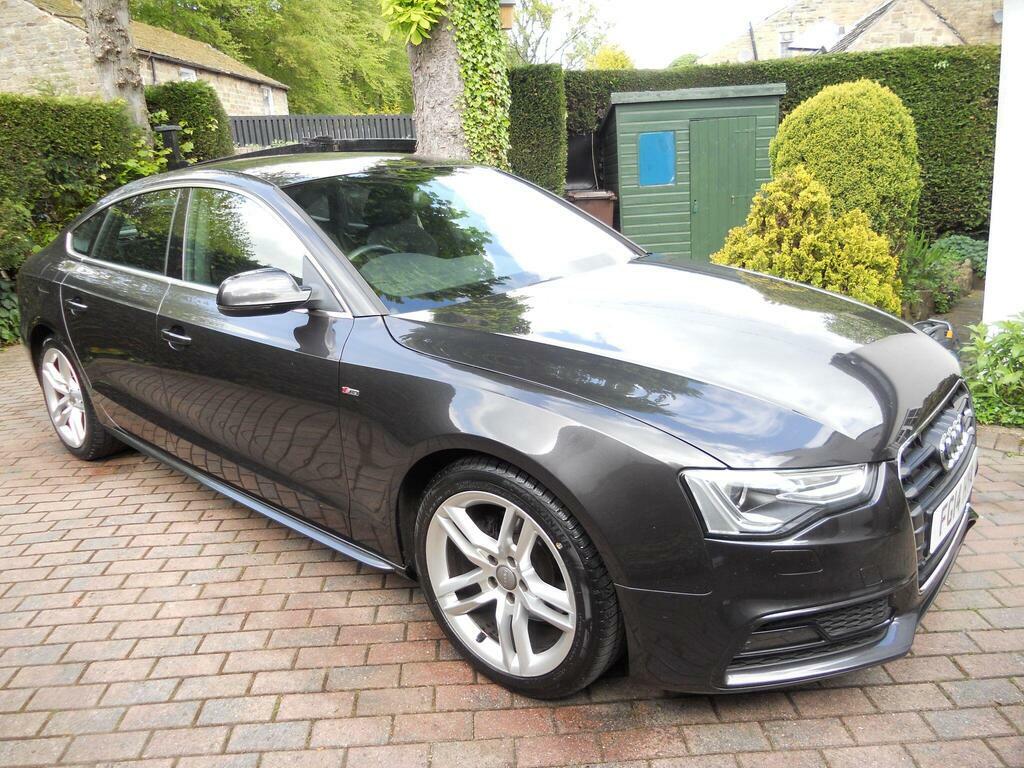 Audi A5 2.0 Tdi S Line Sportback FG14HYA Grey #5