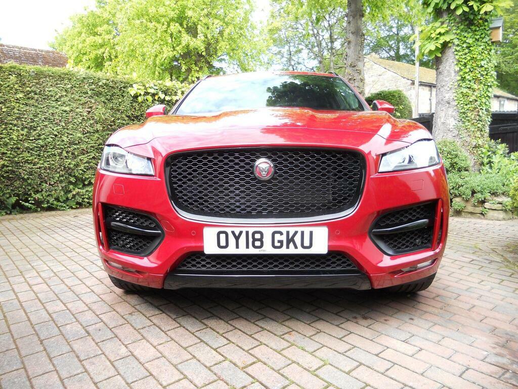 Jaguar F-Pace 2.0 D240 R-sport Awd Euro 6 S S OY18GKU Red #6