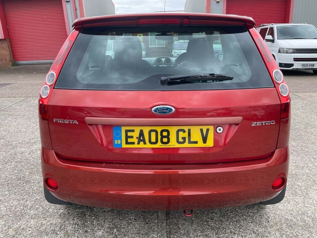 Ford Fiesta 1.25 Zetec Climate Hatchback EA08GLV Red #4