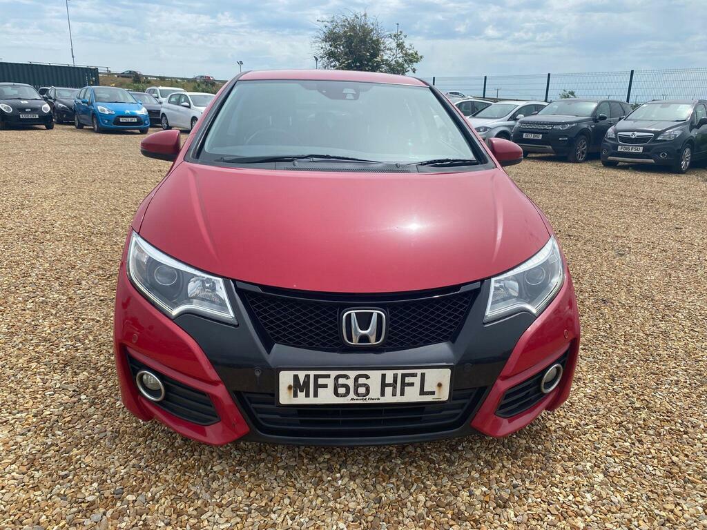 Honda Civic 1.6 I-dtec Se Plus Navi Euro 5 S S MF66HFL Red #5