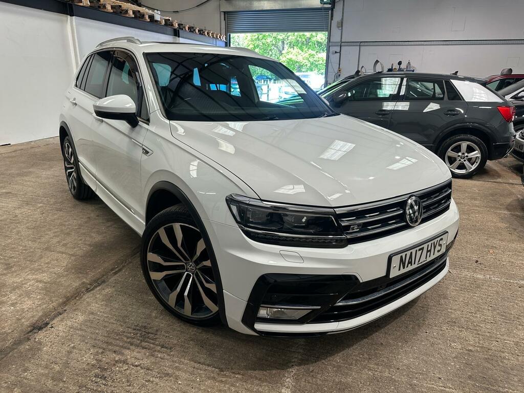 Volkswagen Tiguan 2.0 Tdi Bluemotion Tech R-line Dsg 4Motion Euro 6 White