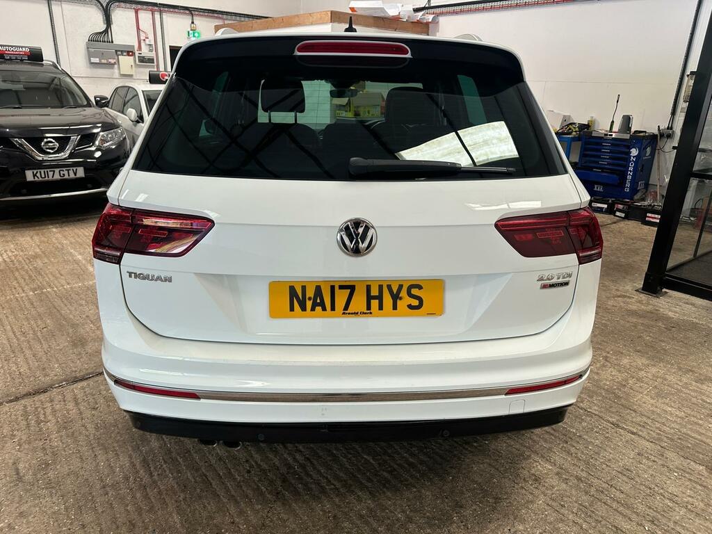 Volkswagen Tiguan 2.0 Tdi Bluemotion Tech R-line Dsg 4Motion Euro 6 NA17HYS White #6