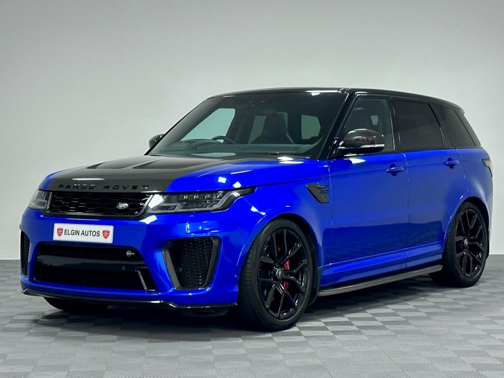 Land Rover Range Rover Sport 5L Svr SW20OGO Blue #3