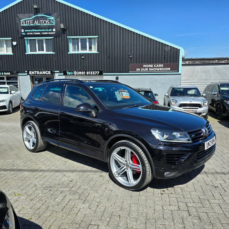 Volkswagen Touareg V6 R-line Tdi Bluemotion Technology UNZ8194 Black #5