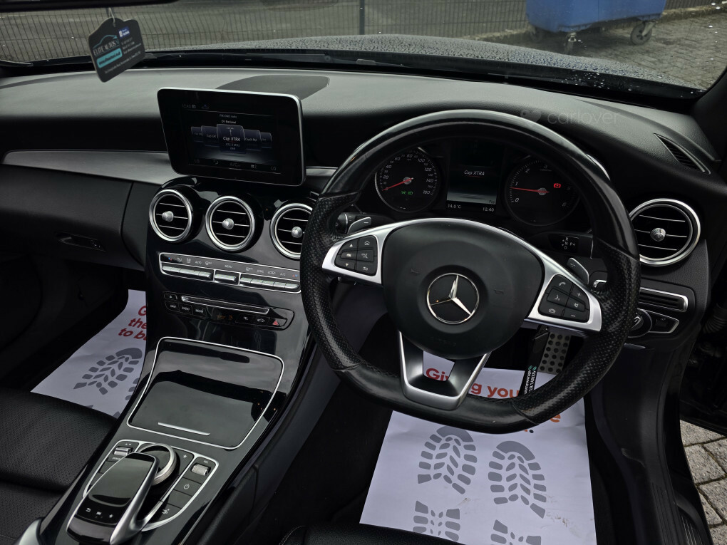 Mercedes-Benz C Class C 220 Amg Line D LM17KZF Black #6
