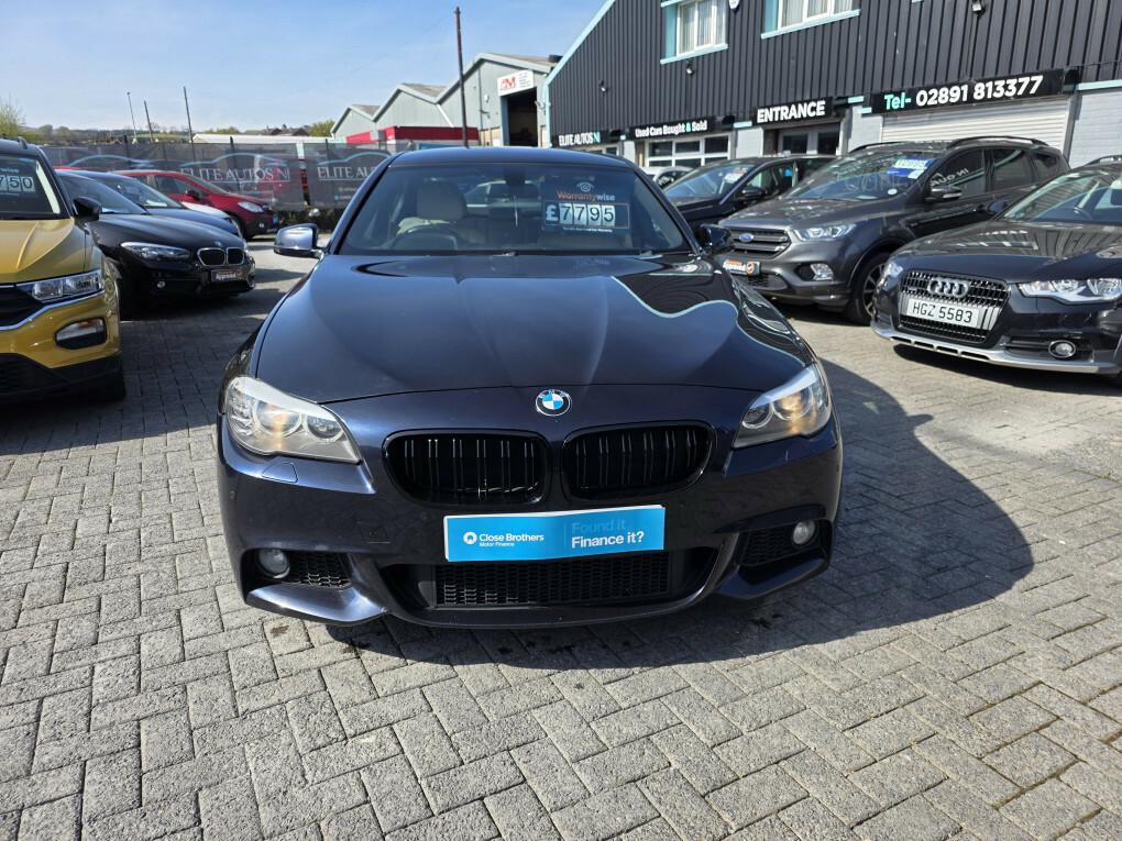 BMW 5 Series 525D M Sport YK13EEJ Black #2