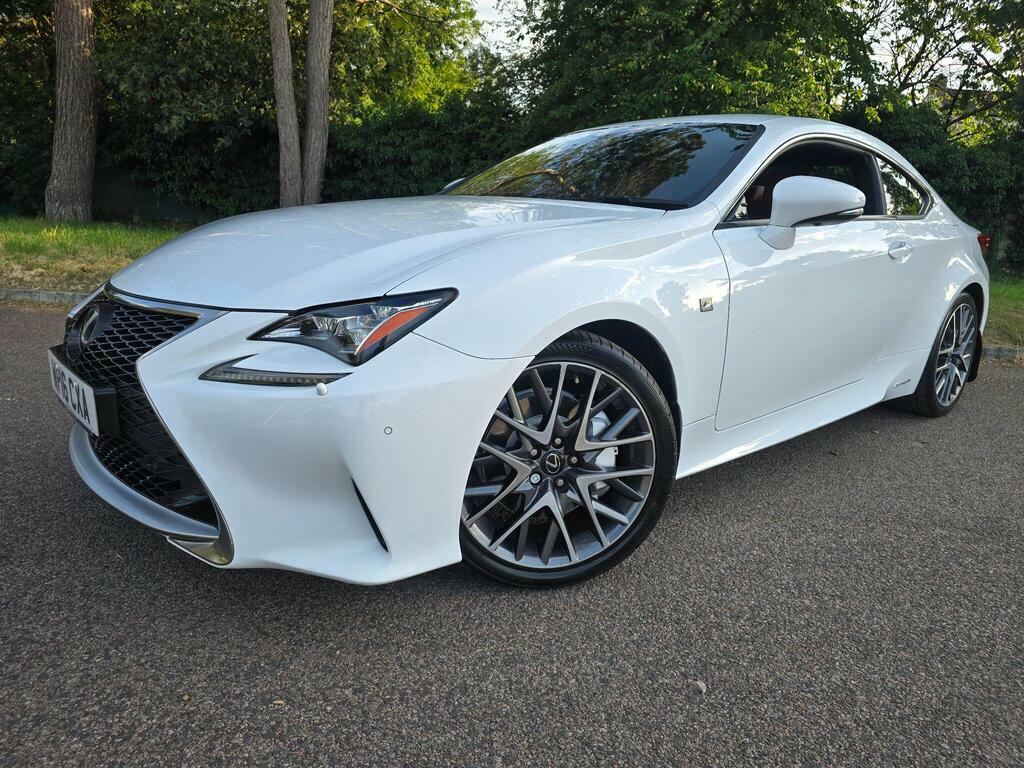 Lexus RC 2.5 300H F Sport Coupe White #5