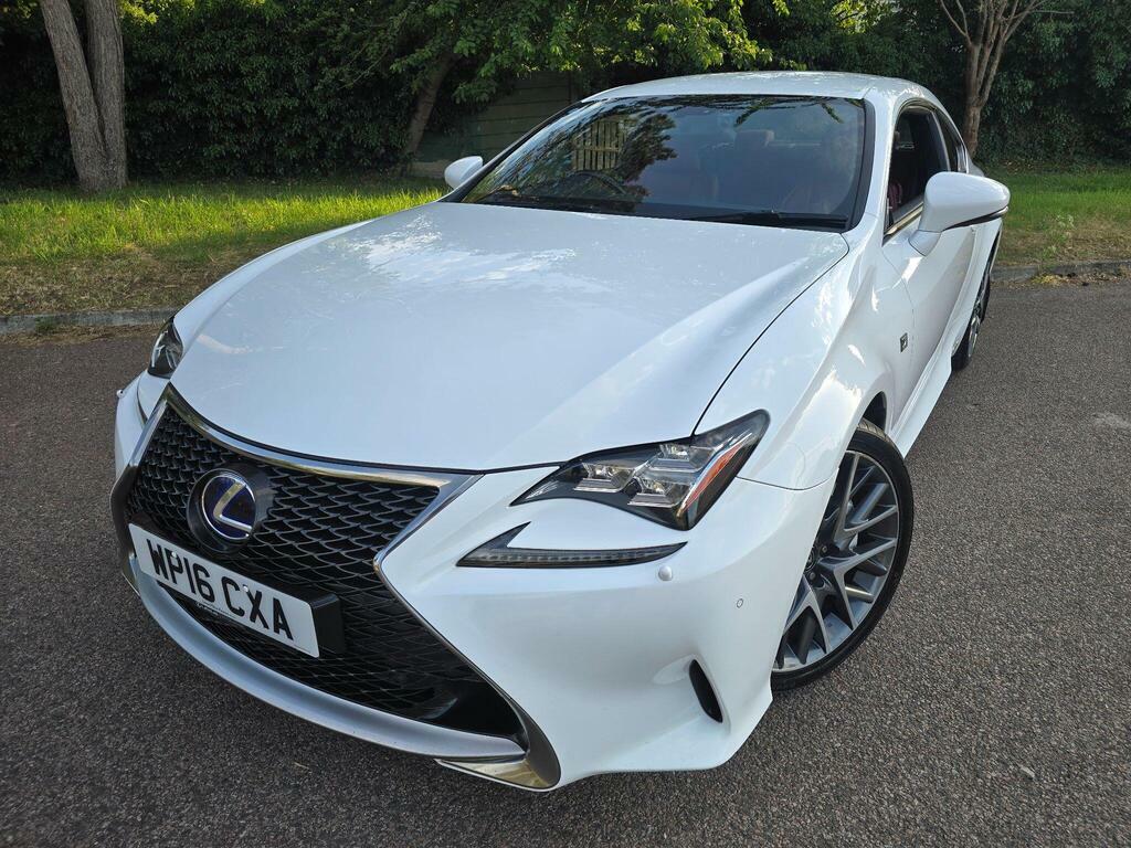 Lexus RC 2.5 300H F Sport Coupe White