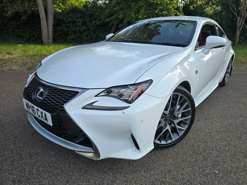 Lexus RC 2.5 300H F Sport Coupe White #6