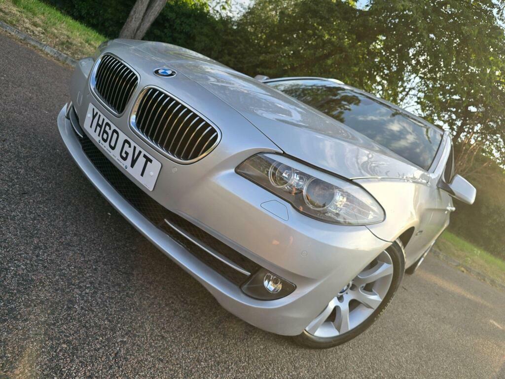 BMW 5 Series 3.0 525D Se Touring Steptronic Euro 5 YH60GVT Silver #3