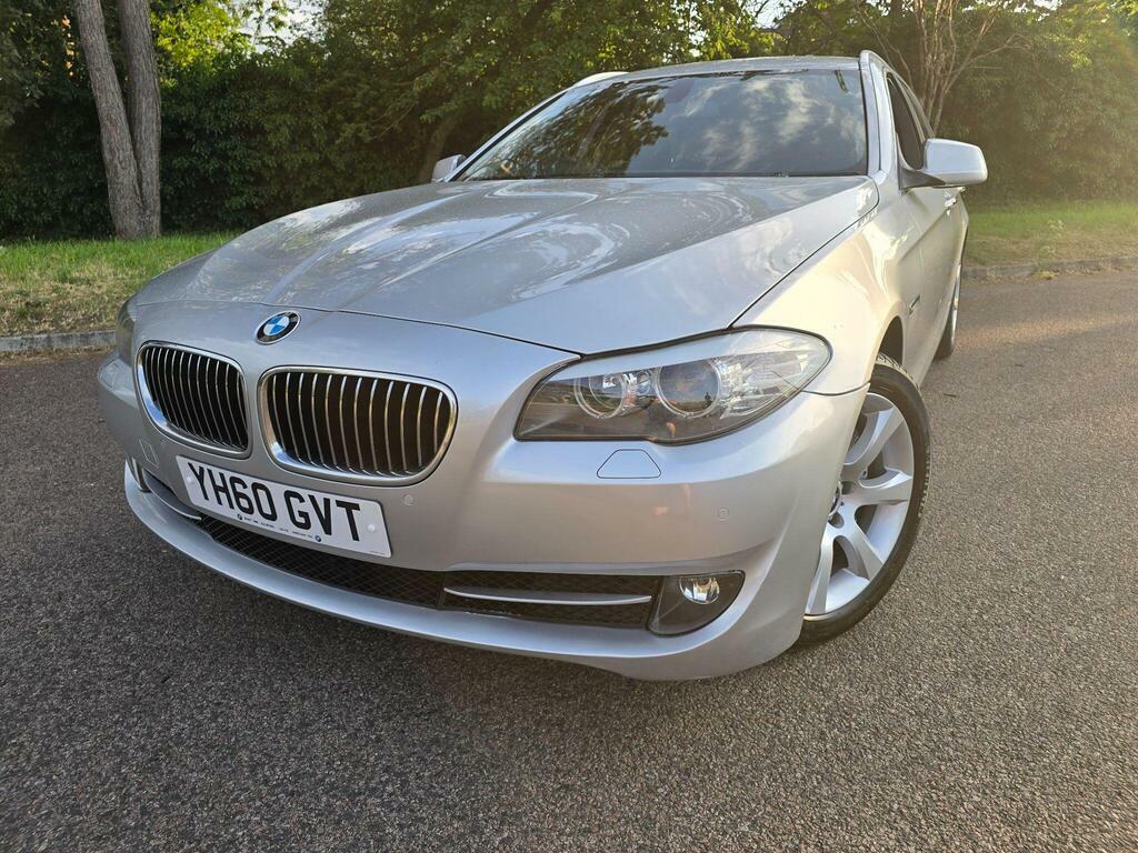 BMW 5 Series 3.0 525D Se Touring Steptronic Euro 5 YH60GVT Silver #6