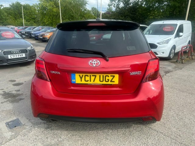 Toyota Yaris 2017 1.33 Dual Vvt-i Design Hatchback M YC17UGZ Red #4