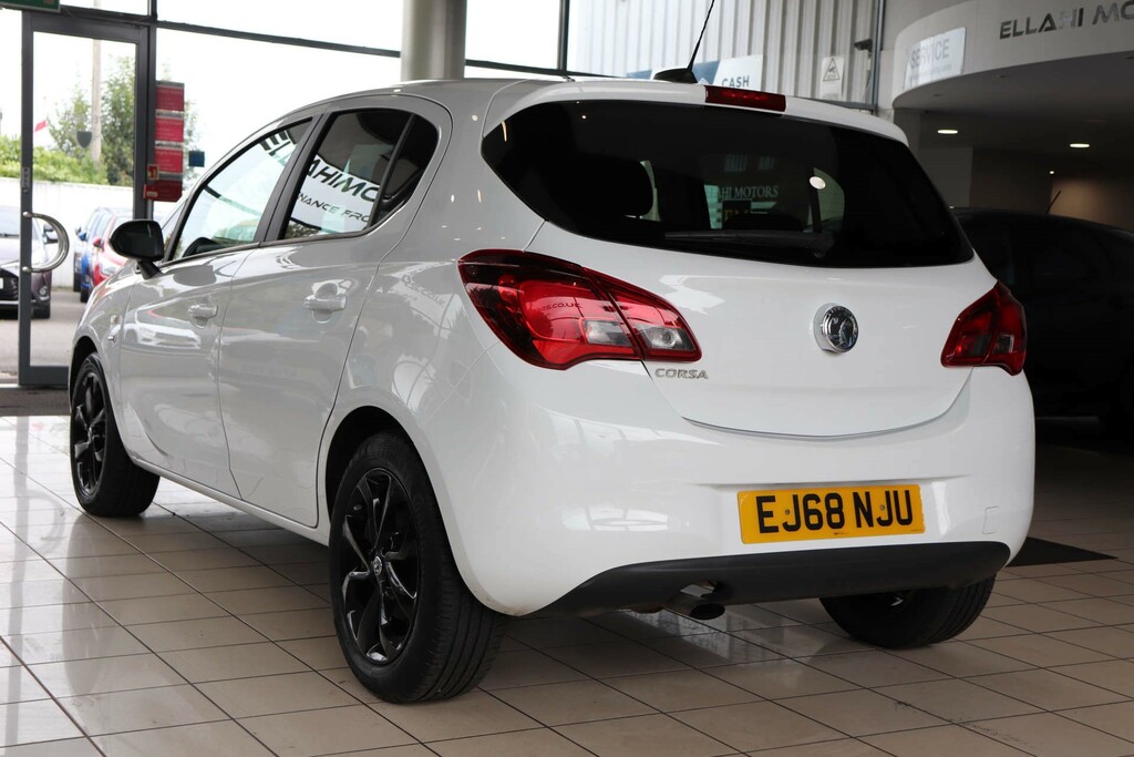 Vauxhall Corsa Griffin EJ68NJU White #6