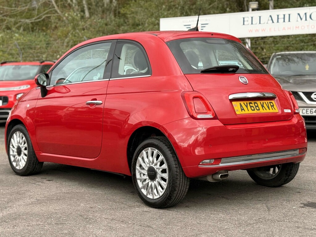 Fiat 500 Lounge Red #6