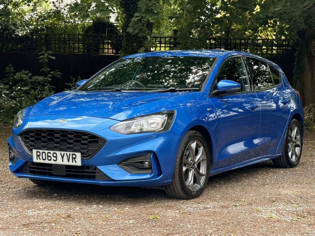 Ford Focus 1.0T Ecoboost St-line Hatchback Euro RO69YVR Blue #2