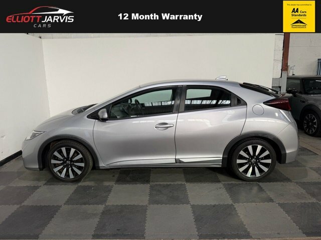 Honda Civic 1.8 I-vtec Se Plus Navi Hatchback Man Silver #4