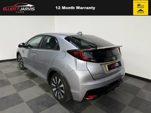 Honda Civic 1.8 I-vtec Se Plus Navi Hatchback Man Silver #3