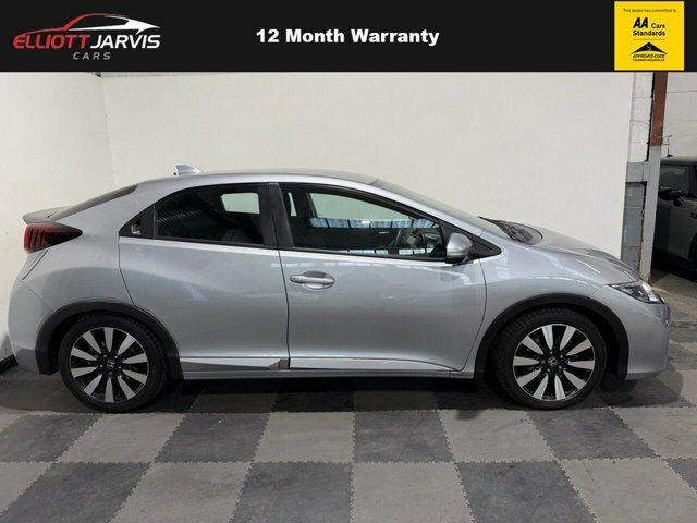 Honda Civic 1.8 I-vtec Se Plus Navi Hatchback Man Silver #2